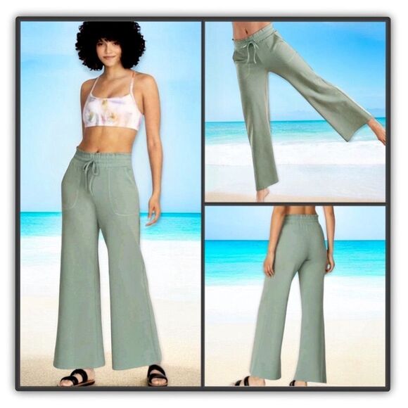 Johnny Was Calme Wide Leg Relaxed Terry Pant Sweatpants - Picture 16 of 16